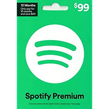 Does adding a spotify gift card end free trial version